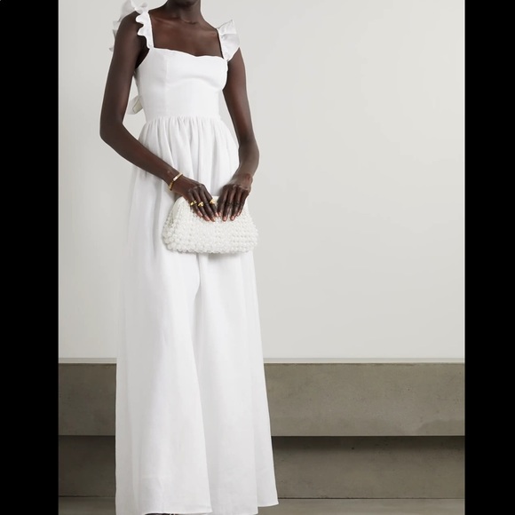 NWT Reformation Vecchio Linen Dress Size 4 - Picture 2 of 7